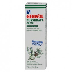 Baume Gehwol Fusskraft Vert pour la régulation de la transpiration des pieds et la prévention des mycoses