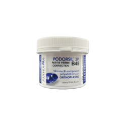 Pot de silicone Podorsil B45 (Partie B) pour orthoplastie correctrice, texture ferme, pour podologues professionnels
