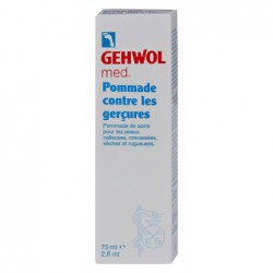 Pommade Gehwol contre les gerçures et crevasses du pied pour peaux sèches et calleuses