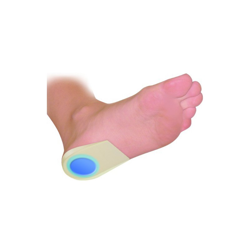 Paire de talonnettes en gel polymère souple Herbitas pour soulagement des douleurs du talon