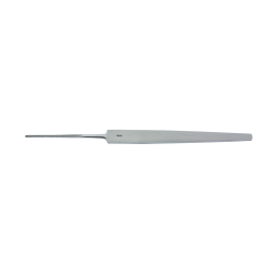Gouge monobloc à bout mousse non tranchant pour l'exploration et le soin des sillons en pédicurie, disponible en trois tailles