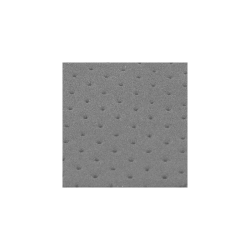 Plaque de recouvrement Polytech 140/38 coloris anthracite, version microperforée pour la ventilation des semelles orthopédiques
