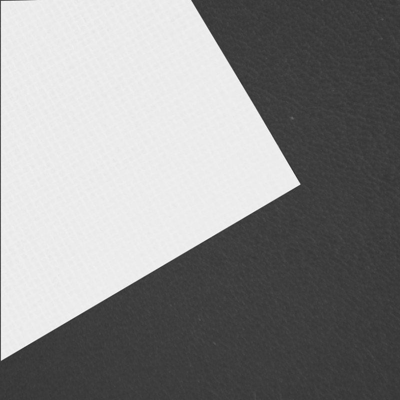Plaque de complexage Crispinflex blanc et recouvrement Coverstretch noir pour semelles fines