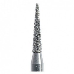 Fraise diamantée 848 grain standard 1.8mm cylindrique effilée pour lissage de l'ongle et des sillons