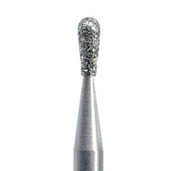 Fraise rotative en forme de poire G830.314 pour turbine de pédicure, utilisée pour le traitement précis des cors.