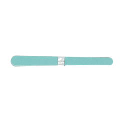 Lot de 10 limes à ongles jetables Aqua cartonnées de couleur jaune, longueur 17 cm, pour soins de pédicurie professionnels