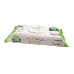 Sachet de 50 lingettes désinfectantes Wip'Anios pour le nettoyage du matériel médical et des dispositifs non immergeables