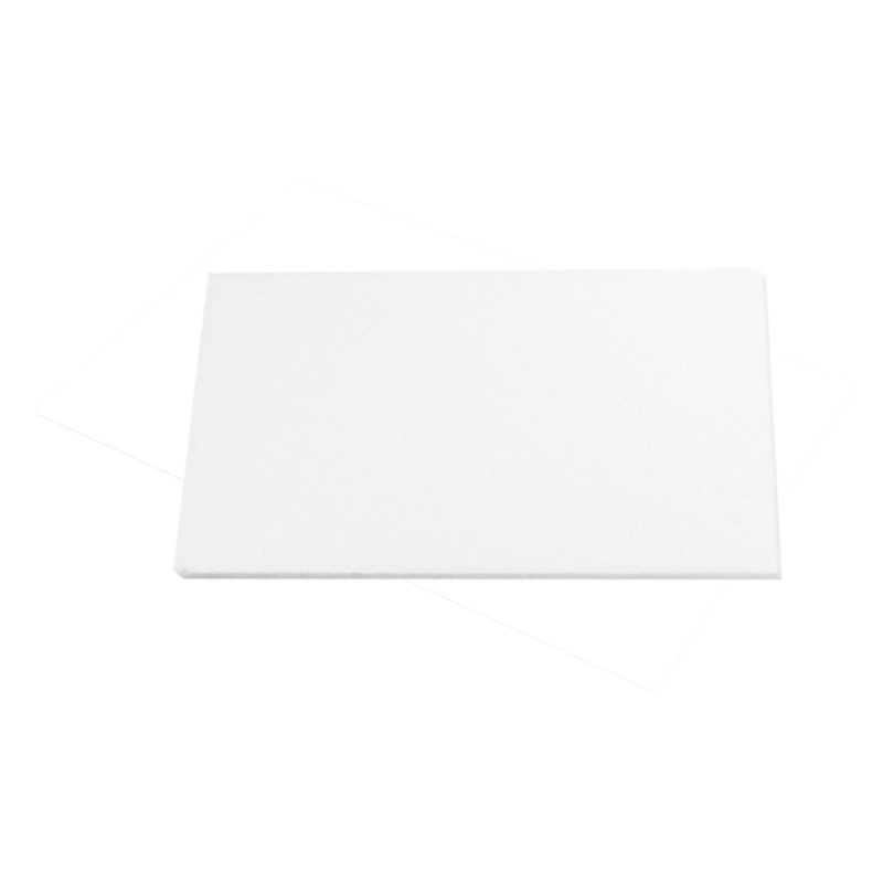 Plaque de découpe technique blanche épaisseur 5 mm pour atelier de podologie et découpe de matériaux orthopédiques