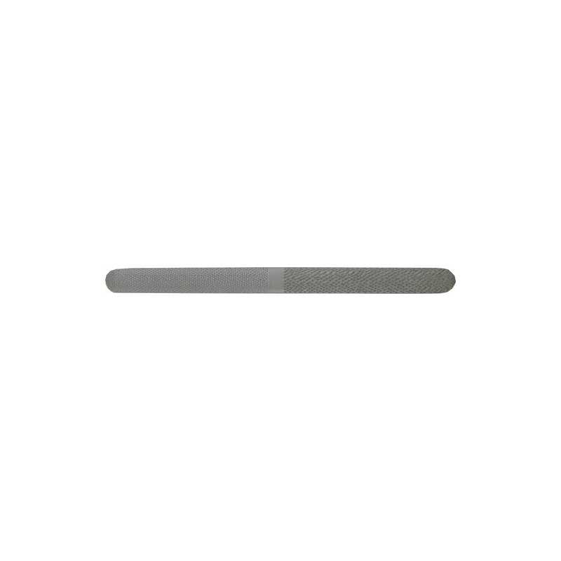 Râpe à main profil demi-lune de 21 cm pour le façonnage manuel des matériaux d'orthèses plantaires