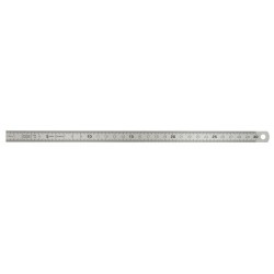 Réglet professionnel de 30 cm en acier inoxydable avec graduations gravées recto-verso pour atelier de podologie