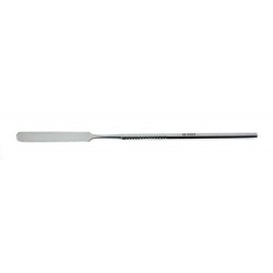 Spatule médicale simple en acier inoxydable pour le prélèvement de produits de soin et le mélange de pâtes d'orthoplastie