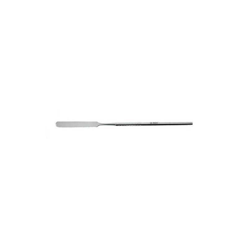 Spatule médicale simple en acier inoxydable pour le prélèvement de produits de soin et le mélange de pâtes d'orthoplastie