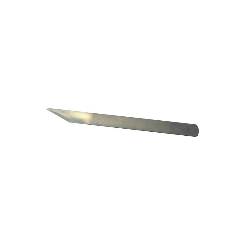 Tranchet de coupe professionnel de marque TINA avec manche en bois pour la découpe de matériaux de semelles orthopédiques