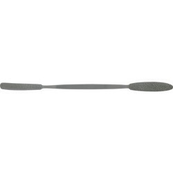 Rifloir laurier pouce de 200 mm avec piqure 12, outil de limage et de façonnage de précision pour les matériaux podologiques