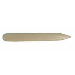 Outil de lissoir manuel de 16 cm, fabriqué en os naturel, utilisé en podologie pour le façonnage des orthèses