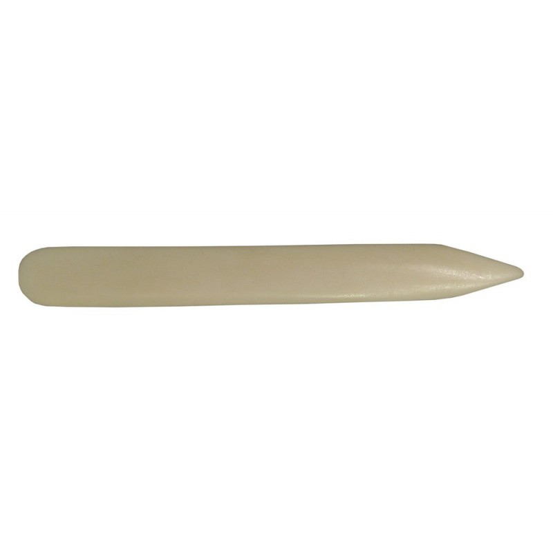 Outil de lissoir manuel de 16 cm, fabriqué en os naturel, utilisé en podologie pour le façonnage des orthèses