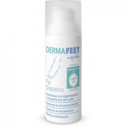 Tube de crème Dermafeet 60ml pour pieds diabétiques, soin hydratant et protecteur contre les fissures et callosités