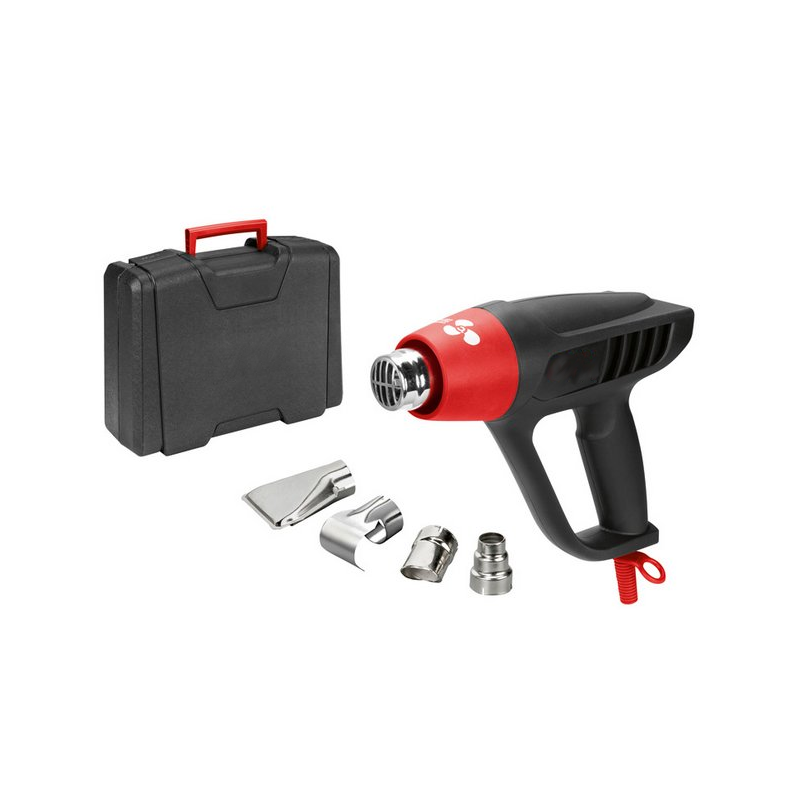 Pistolet thermique professionnel 2000W avec malette, idéal pour le thermoformage des matériaux d'orthèses