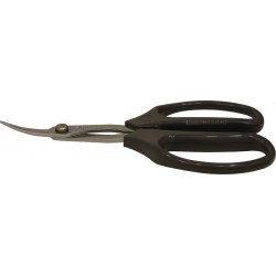 Ciseaux de précision avec lames courbes de 16 cm pour la découpe de matériaux de podologie et d'orthèses plantaires