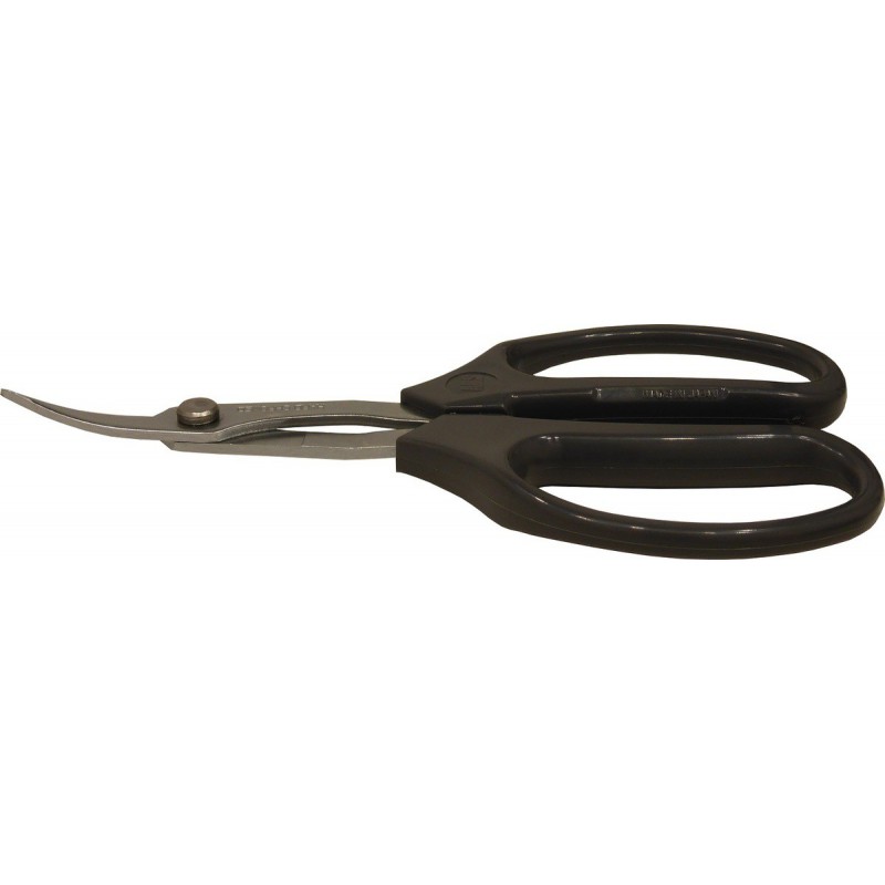 Ciseaux de précision avec lames courbes de 16 cm pour la découpe de matériaux de podologie et d'orthèses plantaires