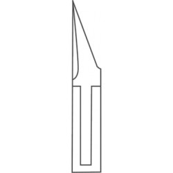 Pince à ongles professionnelle de 13,5 cm avec bec effilé et fermoir de sécurité en acier inoxydable