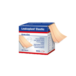 Rouleau de pansement élastique Leukoplast Elastic 6cm x 5m à découper