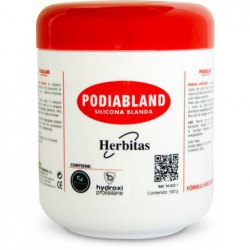 Pot de silicone Podiabland (Bague Verte) pour la confection d'orthoplasties souples et fraisables, disponible en 200g et 500g