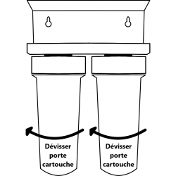 Déminéralisateur d'eau Aqua Pro pour assurer la qualité de l'eau utilisée dans l'autoclave (MADE1063)