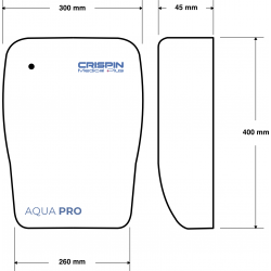 Déminéralisateur d'eau Aqua Pro pour assurer la qualité de l'eau utilisée dans l'autoclave (MADE1063)