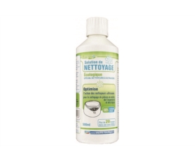 Flacon de 500ml de solution de nettoyage biodégradable et écologique pour bac à ultrasons professionnel