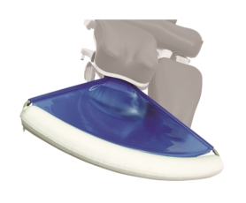 Augette blanche, récipient amovible, accessoire pour le fauteuil de soin podologique Bentlon Platinium ou Gold Rotate.