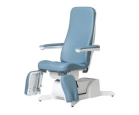 Fauteuil de soin podologique Bentlon Gold Rotate avec 3 moteurs électriques, rotation de la base et repose-jambes extensibles