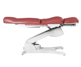 Fauteuil de soin podologique Bentlon Platinum avec colonne télescopique, supports de jambes 3D et accoudoirs escamotables