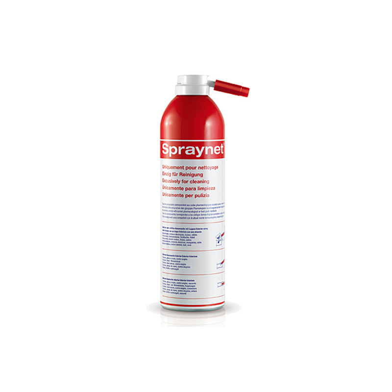 Aérosol Spraynet de Bien-Air pour le nettoyage interne et externe des contre-angles et turbines de podologie