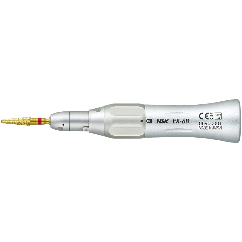 Pièce à main droite NSK EX-6B grise pour micromoteur de podologie avec système d'attache type E
