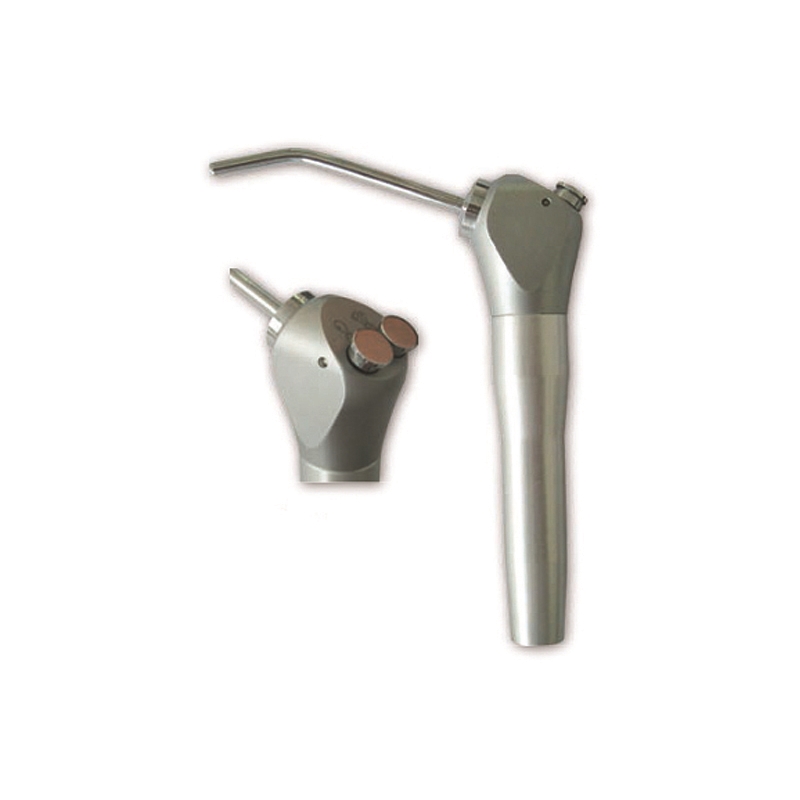 Seringue coudée avec forme arrondie et axe, pièce de rechange pour unit de soins ou cart