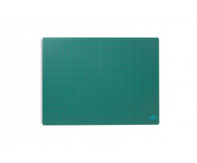 Tapis de découpe professionnel vert autocicatrisant avec quadrillage pour atelier de podologie et découpe de semelles
