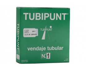 Rouleau de jersey tubulaire Tubipunt en coton blanc pour la protection des orteils et la réalisation de bandages en pédicurie
