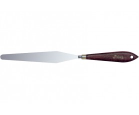 Spatule technique pour le mélange homogène des silicones fluides et élastomères en podologie