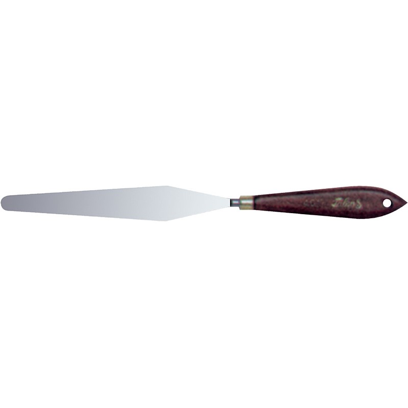Spatule technique pour le mélange homogène des silicones fluides et élastomères en podologie