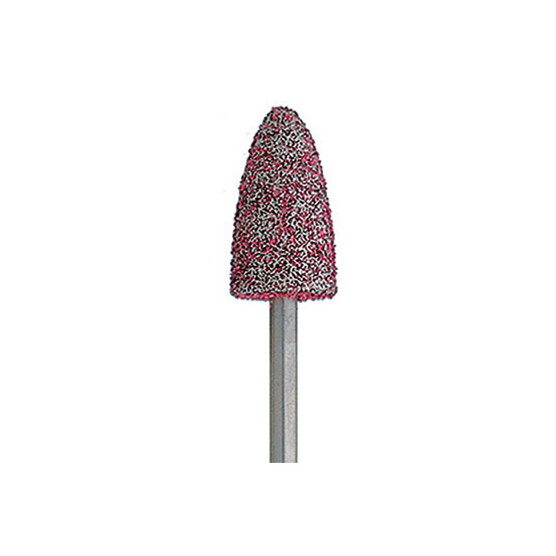 Fraise Rubis (diam. 8.5) pour pièce à main (PM) utilisée en pédicurie pour la finition des ongles et callosités