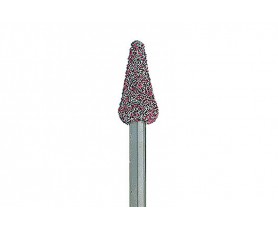 Fraise Rubis (diam. 5mm) pour pièce à main (PM) pour travaux très fins et finition des ongles en podologie