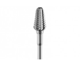 Fraise en carbure de tungstène 424 GQRS denture droite grosse 6mm pour hyperkératoses et onychogryphoses