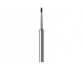 Fraise en acier 407 RS grain fin pour nettoyage des sillons de l'ongle en pédicurie