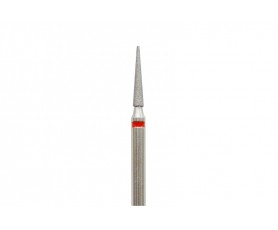 Fraise diamantée 8859 grain fin bague rouge 1.8mm pour finitions de l'ongle et des sillons