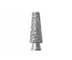 Fraise diamantée 847 grain standard 3.3mm cylindrique pour lissage des ongles et callosités