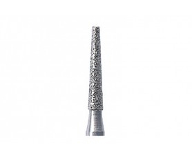 Fraise diamantée 848 grain standard 1.8mm cylindrique effilée pour lissage de l'ongle et des sillons