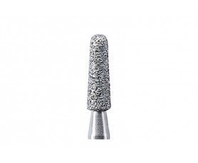 Fraise diamantée 854R grain standard 4.0mm cylindrique bout arrondi pour lissage ongle et callosités