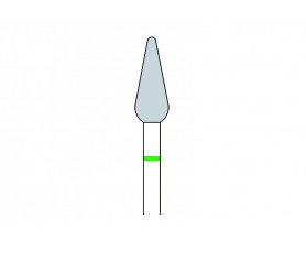 Fraise diamantée 6893 grain méga gros 5.0mm pour abrasion des callosités et hyperkératoses larges