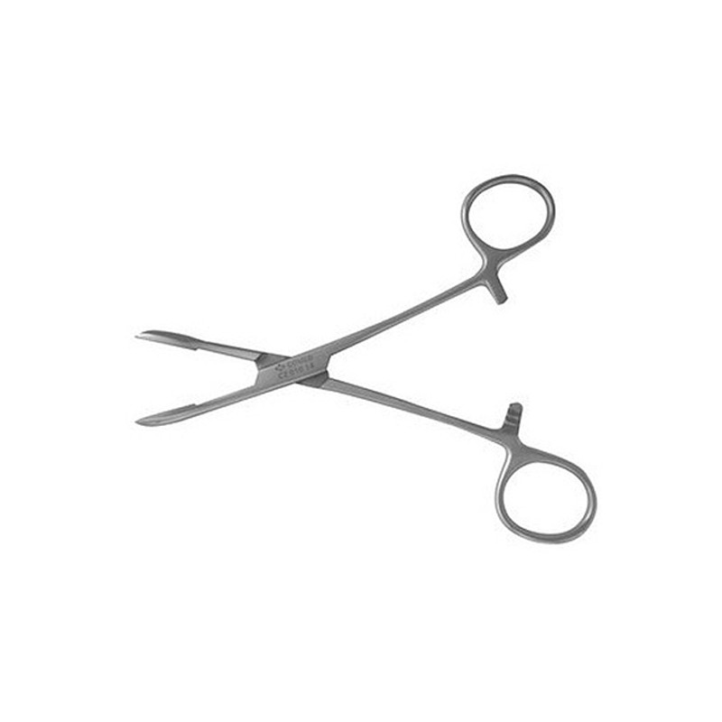 Pince hémostatique de Péan droite de 14 cm en inox pour le maintien et la préhension en soin de pédicurie